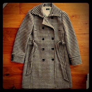 COPY - J Crew Houndstooth coat